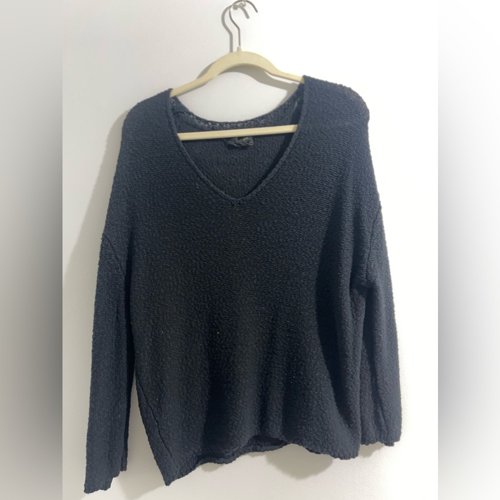 Black Urban Outfitters V-Neck Sweater